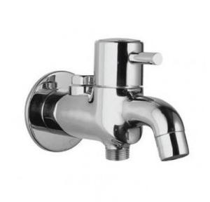 Jaquar 2 Way Bib Cock With Wall Flange, FLR-GDS-5041N